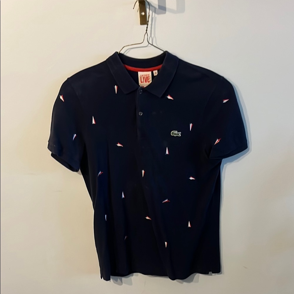 Lacoste Men's Navy Polo Shirt